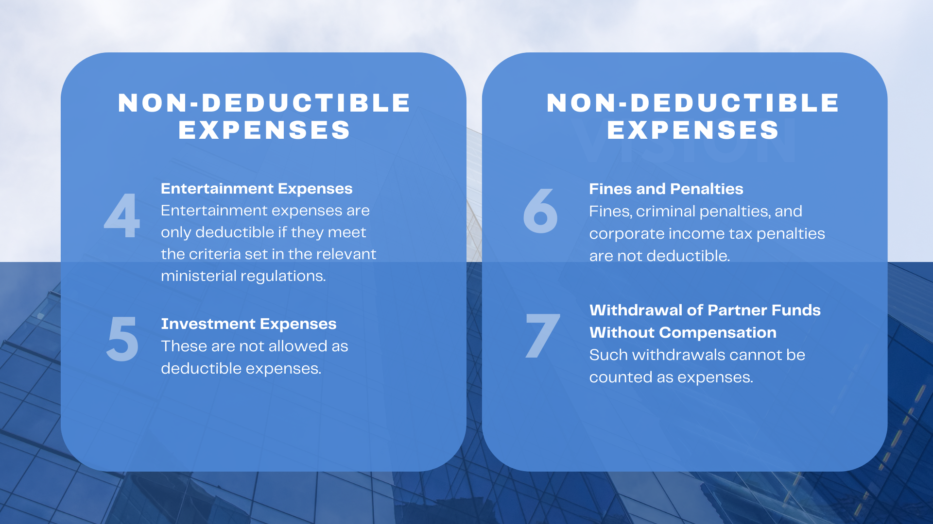 Non- Deductible Expenses 43