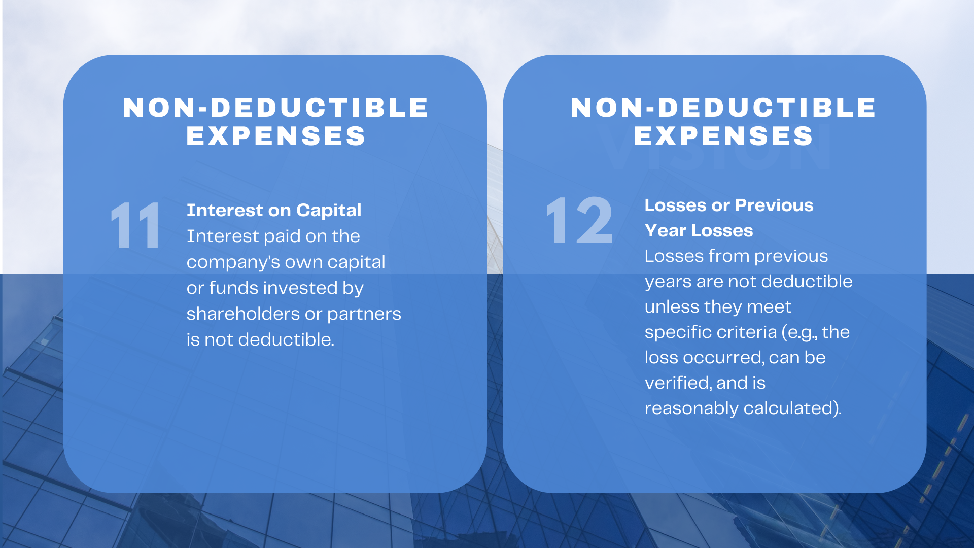 Non- Deductible Expenses 47