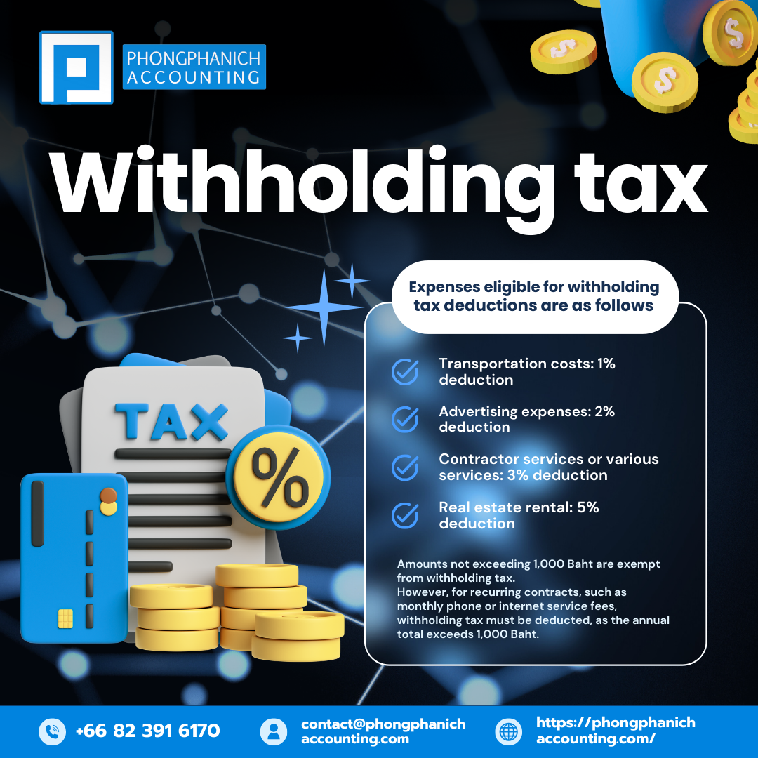 Withholding Tax in Thailand 7